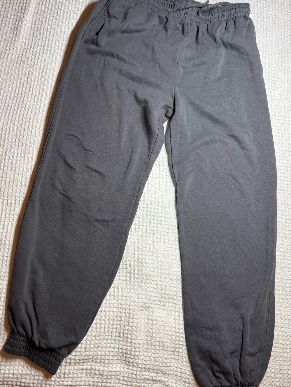 H&M Charcoal Gray Drawstring Jogger Sweatpants